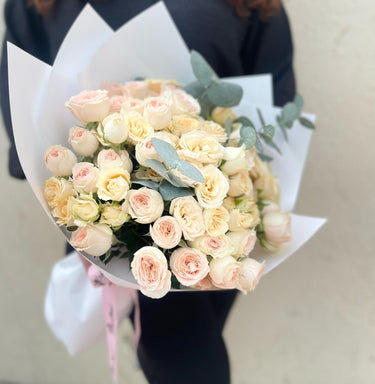 Delicate Pink Spray Rose Bouquet